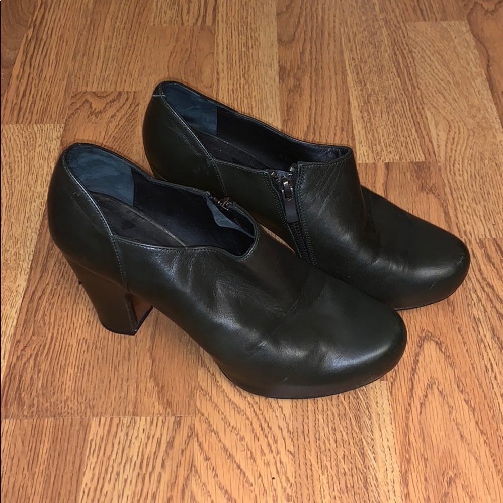 Forest green Audley ankle boots